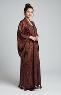 Kimono Pashmina Abaya – Crimson Tapestry